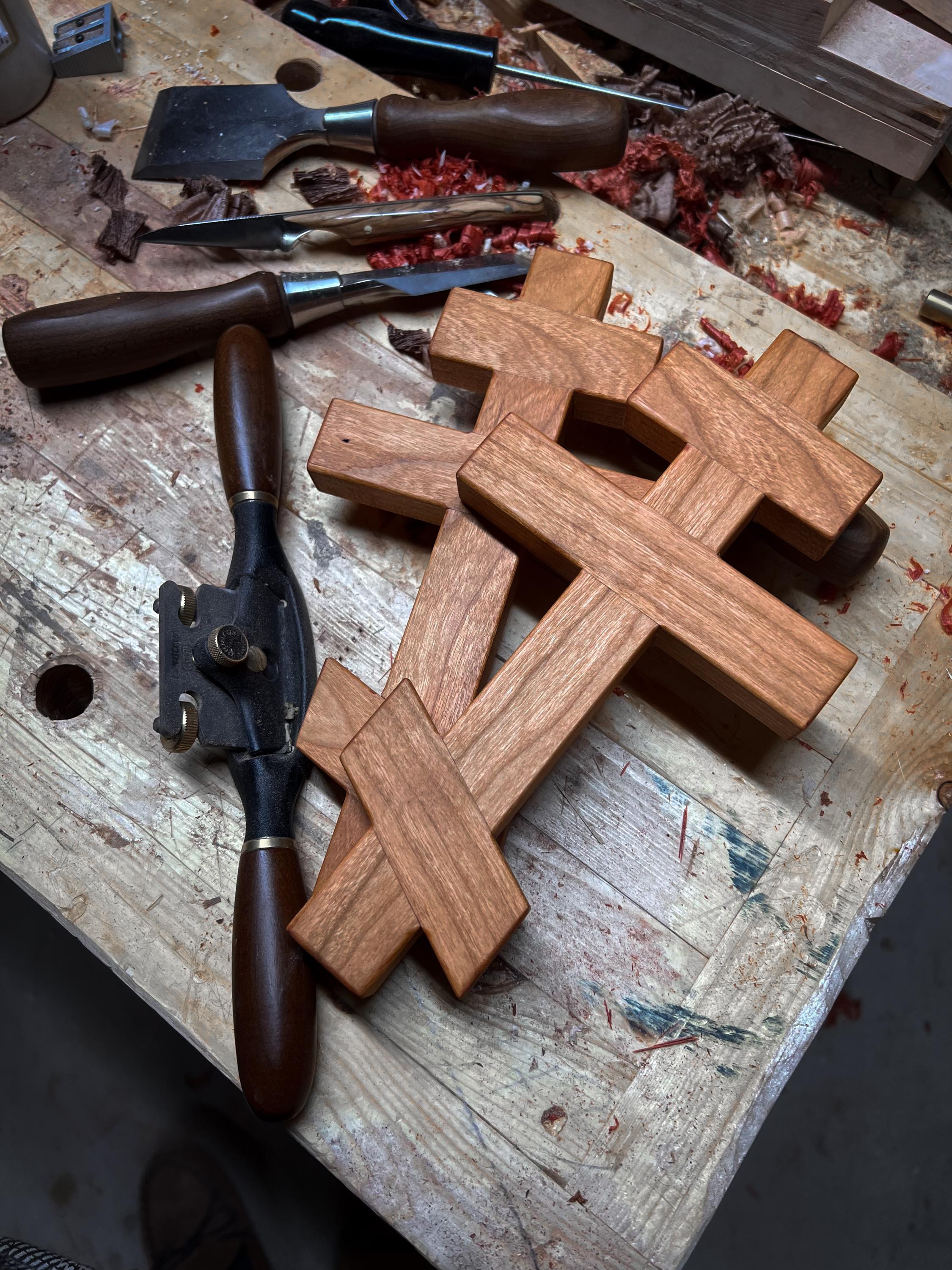 Wood Orthodox Cross Blueprint Plans