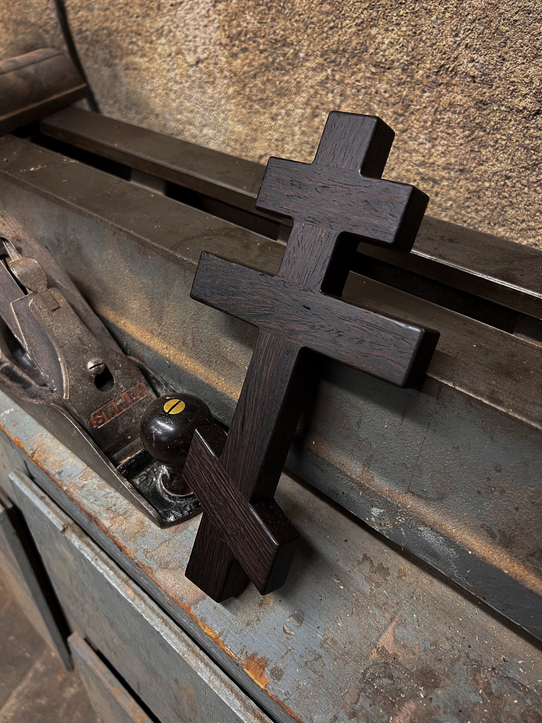 Wenge Wood Orthodox Wall Cross