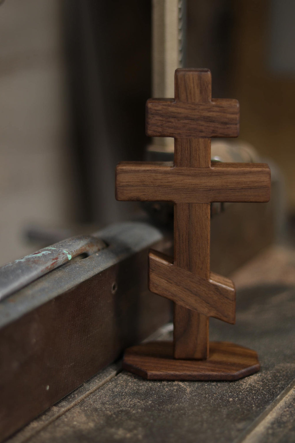 Walnut Orthodox wall Cross