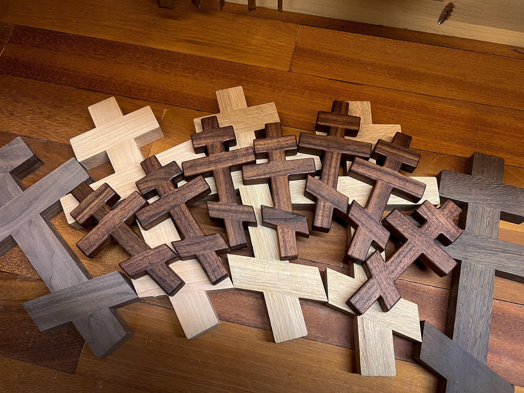 Walnut Orthodox wall Cross