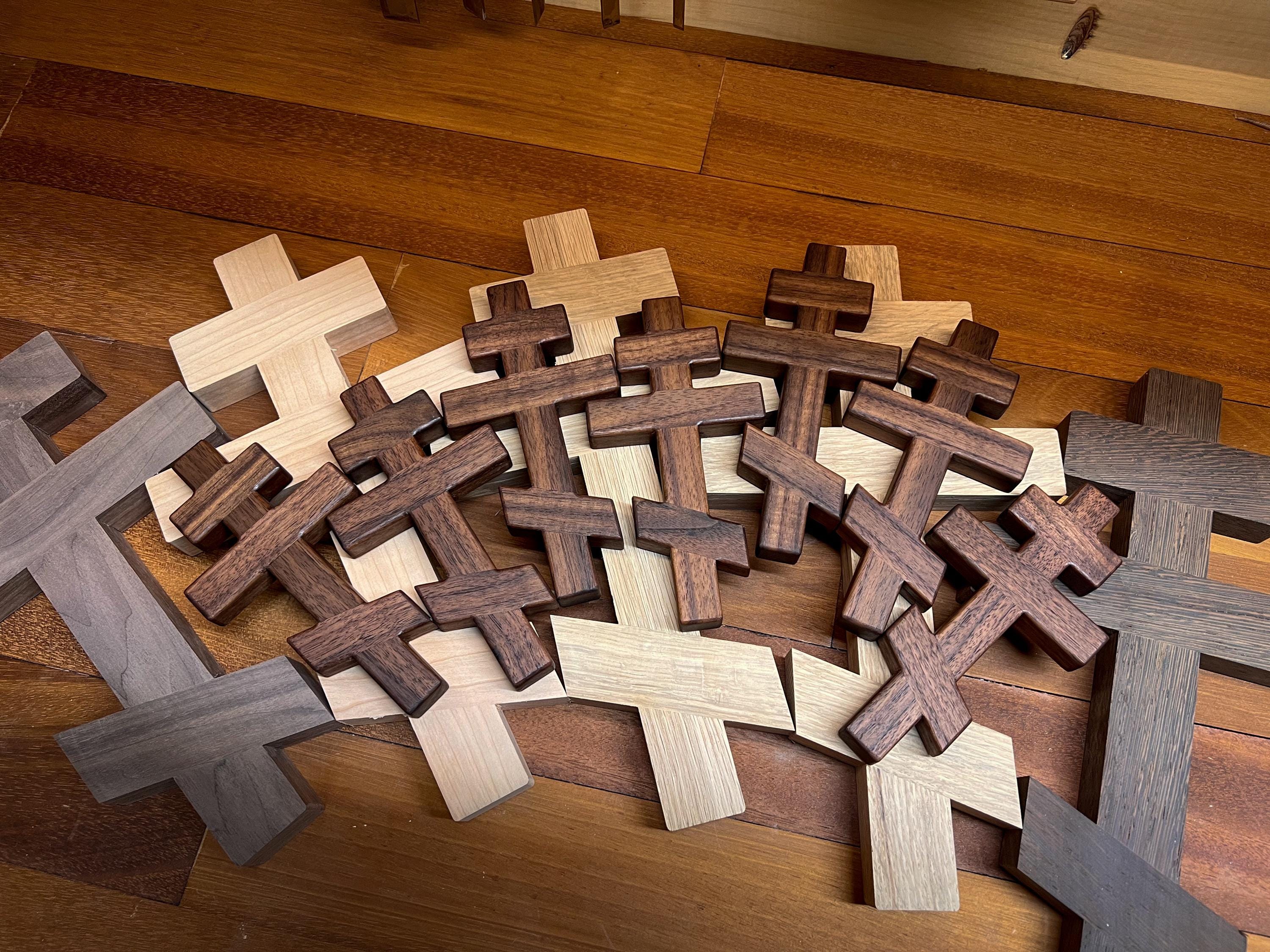 Walnut Orthodox wall Cross