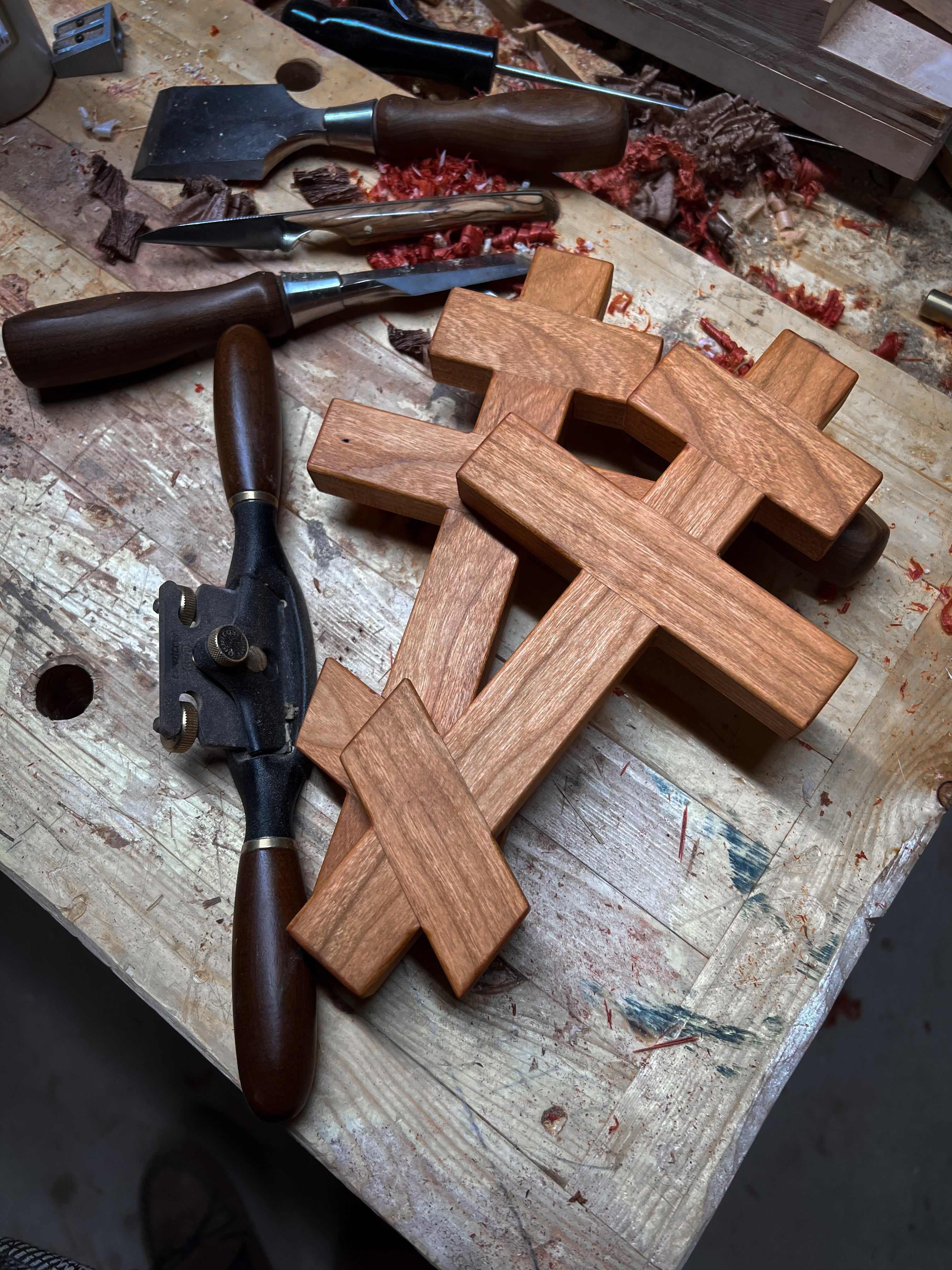 Black Cherry Orthodox Wall Cross
