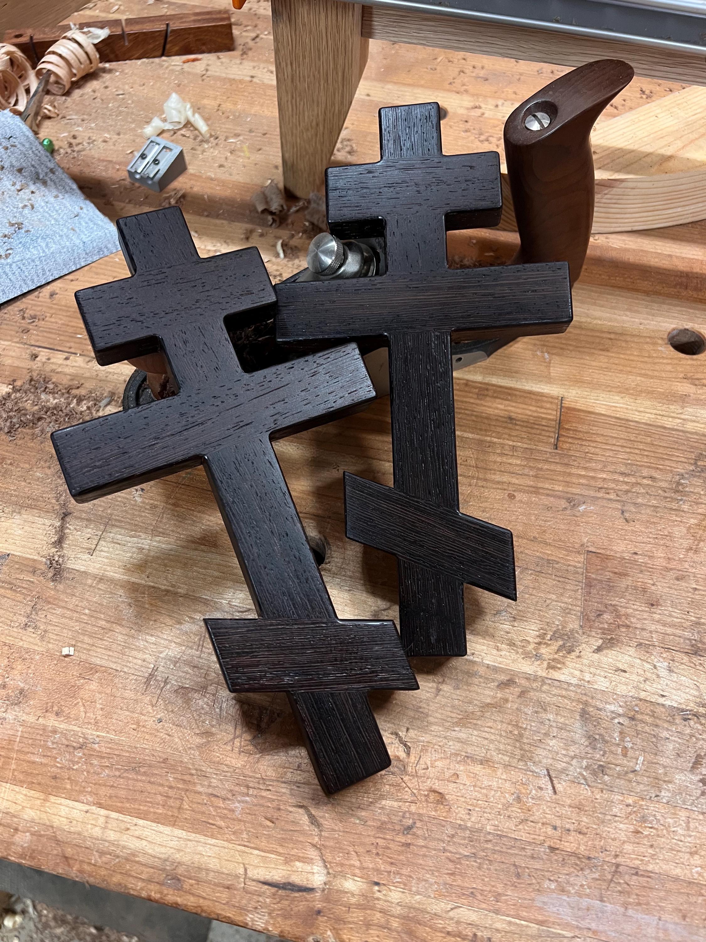 Wenge Wood Orthodox Wall Cross