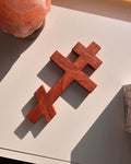 Bubinga Wooden Orthodox Wall Cross